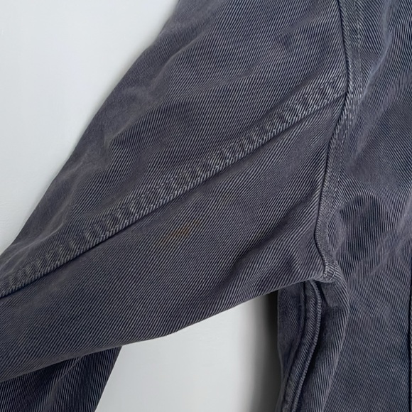 Vintage 90s Guess Authentic Jeans Gray Denim Jacket Mens Made in USA Size M - Picture 13 of 13